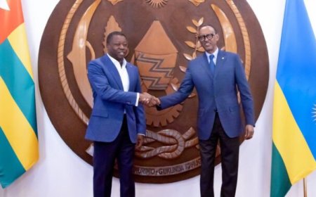 Perezida wa Togo yashimiye Perezida Kagame wamwakiranye urugwiro