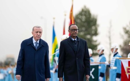 Perezida Kagame uri muri Türkiye yagiranye ibiganiro m’umuhezo na mugenziwe wa Türkiye