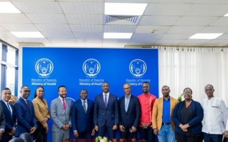 Intumwa ziyobowe na Minisitiri w’ubuzima muri Togo ziri mu Rwanda zasuye Minisiteri y’ubuzima
