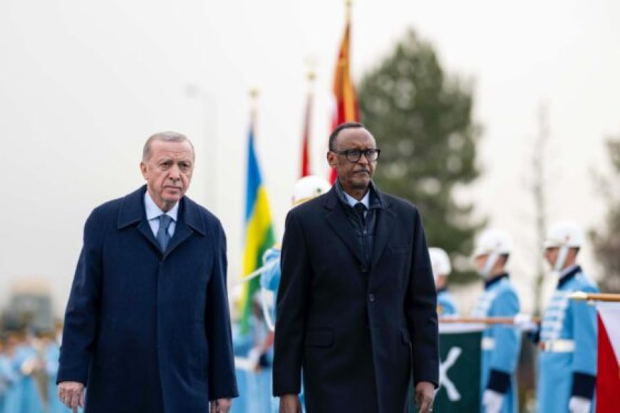 Perezida Kagame uri muri Türkiye yagiranye ibiganiro m’umuhezo na mugenziwe wa Türkiye