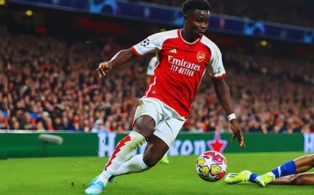 Bukayo Saka yahaye abakunzi ba Arsenal FC ubutumwa bukomeye [Amafoto]