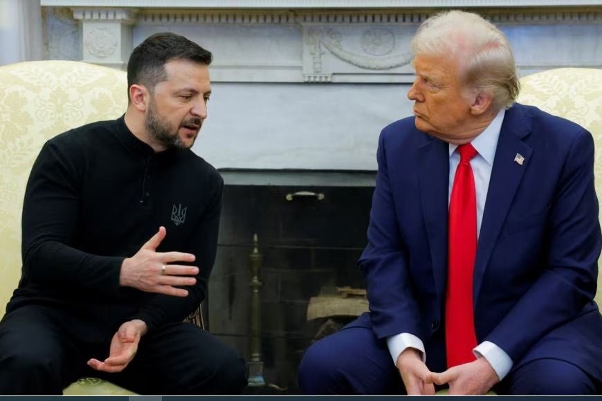Trump yagiranye inama na Zelenskyy