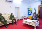 Centrafrique:  Perezida Touadéra yakiriye itsinda ry’ubuyobozi bw’ingabo za RDF