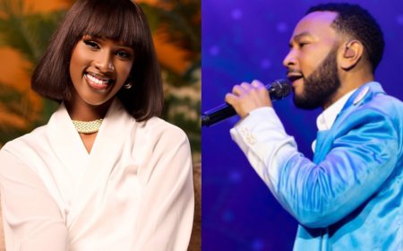 Bwiza werekeje i Burayi yakomoje ku gitaramo yahuriyemo na John Legend