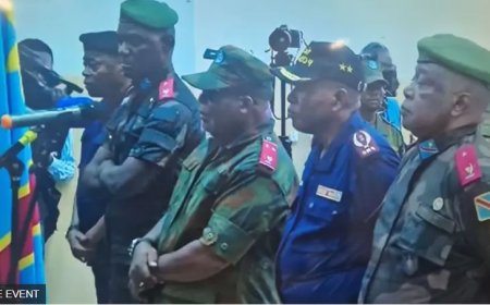 DRC: Abajenerali bashinjwa guhunga M23 ubwo yafataga 'Goma' urubanza rwabo ruzakomereza mu muhezo