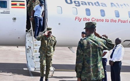 Generali Muhoozi Kainerugaba ari mu Rwanda mu ruzinduko rw'akazi