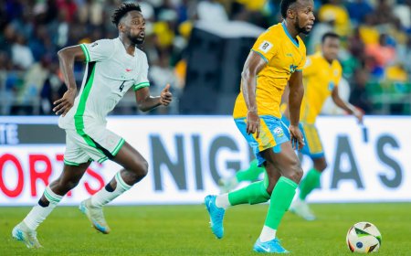 Ikipe y'igihugu ya Nigeria ikubise akanyafu u Rwanda imbere ya Perezida