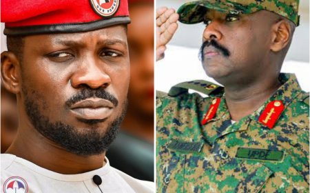 Ni ngutsinda uzareke inzoga! Bobi Wine yemeye umurwano we na Gen Muhoozi
