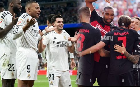 Ikipe ya Real Madrid na Bayern Leverkusen imitima yazo yahagaze