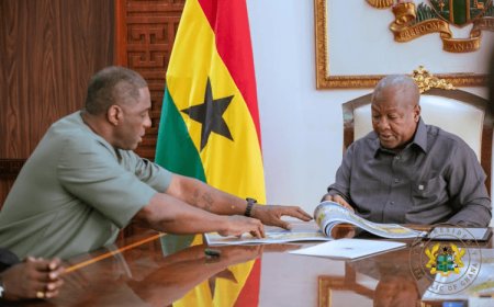 Idris Elba na Leta ya Ghana baganiriye ku bufatanye muri sinema