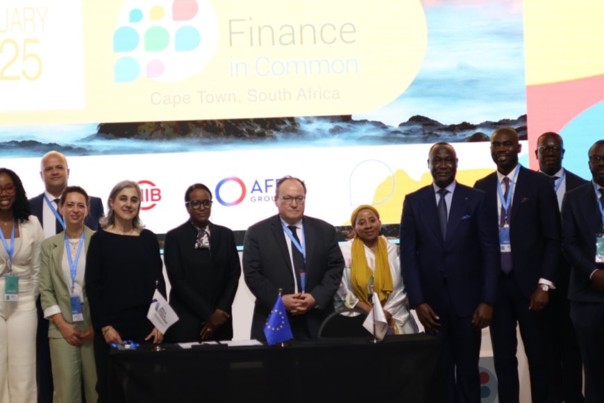 Africa Finance Corporation's $750 million Climate Resilient Infrastructure Fund is supported by the EIB