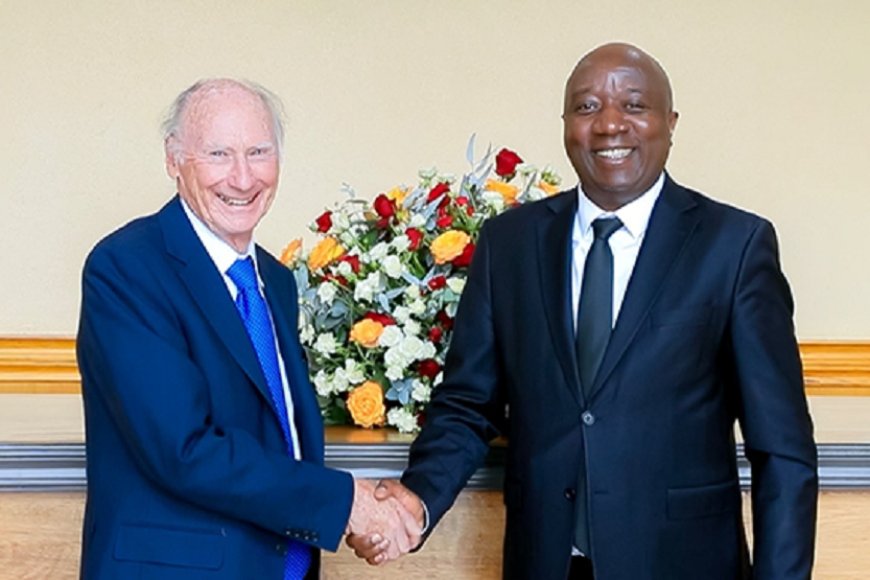 Minisitiri w’Intebe, Dr.Ngirente, yakiriye Lord Irvine Laidlaw