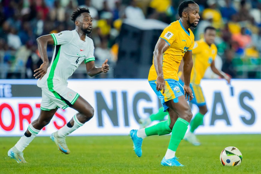 Ikipe y'igihugu ya Nigeria ikubise akanyafu u Rwanda imbere ya Perezida