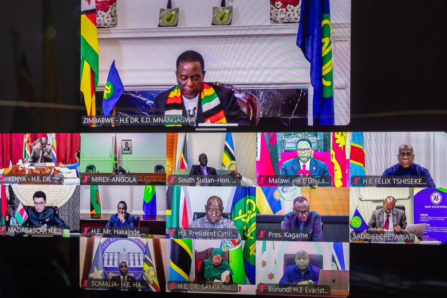 Inama ya EAC na SADC yemeje abahuza batanu ku by'umutekano wo mu Burasirazuba bwa DRC