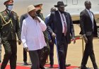 Perezida Museveni yagiye i Juba guhura na mugenzi we  Salva Kiir