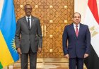 Perezida Kagame yagiranye ibiganiro na mugenzi we wa Misiri Abdel Fattah