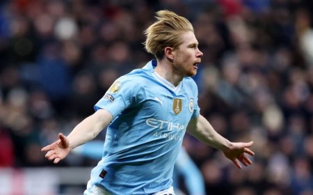 Kevin De Bruyne yasezeye ku bafana ba Manchester City