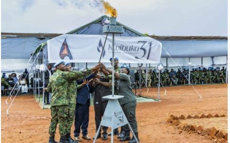 Ingabo z’u Rwanda ziri muri Sudani y’Epfo na Centrafrique zifatanyije n’abanyarwanda n’inshuti #Kwibuka 31