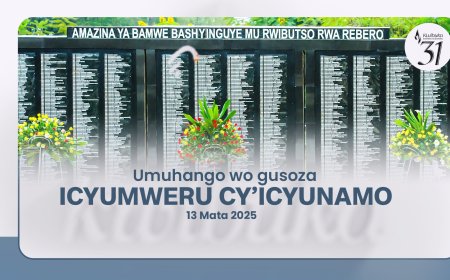 Kwibuka31: Ku Irebero ahari gusorezwa Icyumweru cy'Icyunamo (Amafoto)