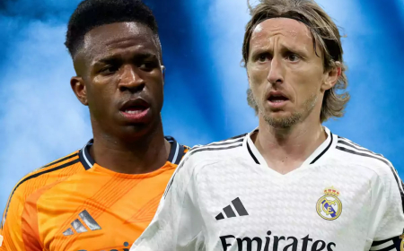 Luka Modric yateye ikirenge mu cya Vinicius Jr bakinana muri Real Madrid