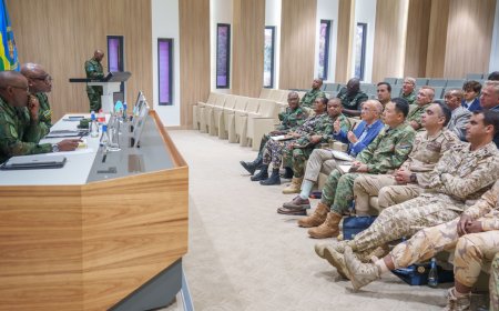 Abahagarariye inzego za Gisirikare muri Ambasade bahawe ishusho y’umutekano mu Rwanda no mu Karere