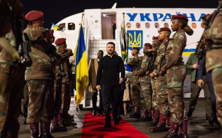 Uruzinduko rwa Zelensky muri Afurika y'Epfo  rwarangiye huti huti