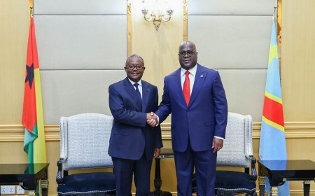 Perezida Umaro yashimye  intambwe ikomeje guterwa hagati y'u Rwanda na DRC