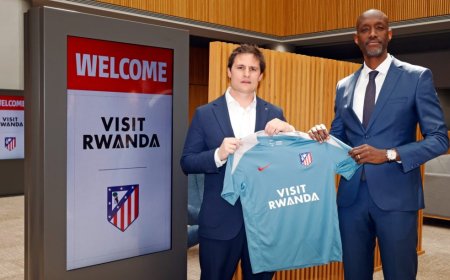The first Spanish team to sign VISIT RWANDA is Atletico Madrid.