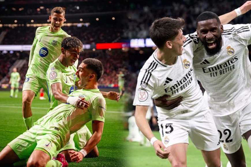 Ntabwo nshaka kuvuga kuri Final! Hansi Flick utoza FC Barcelona yirinze kuvuga kuri Real Madrid