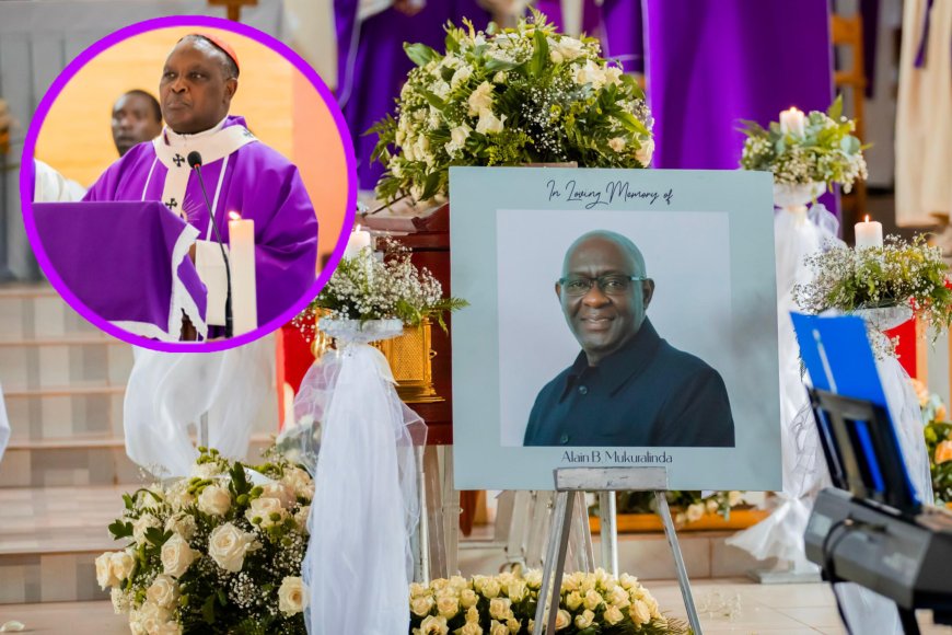 Cardinal Kambanda yayoboye Misa yo gusezera Alain Mukuralinda (Amafoto)