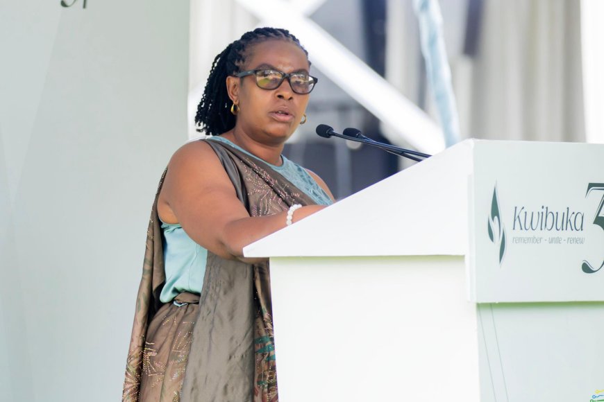 Kwibuka31: Mukabunani Christine yavuze impamvu abanyapolitiki bishwe muri Jenoside yakorewe Abatutsi