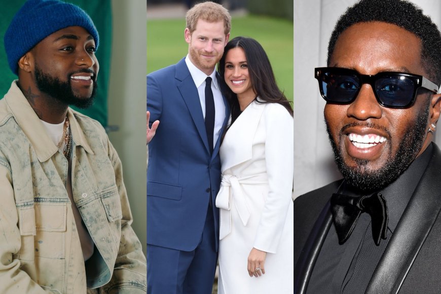 Davido akomeje kwivuga imyato, Umwiryane ni wose kwa Prince Harry na Meghan Markle , Diddy akomeje gutera utwatsi ibyo aregwa:Avugwa mu myidagaduro