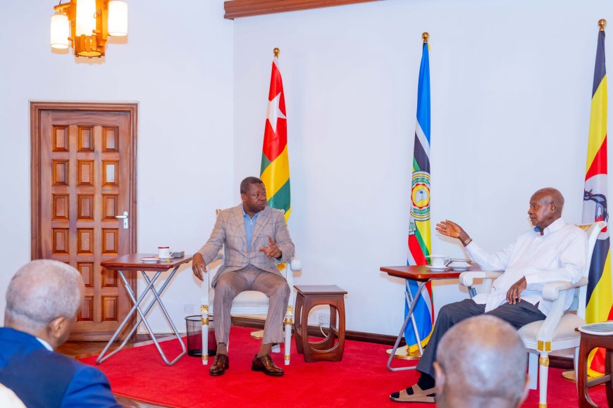 Perezida Museveni yaganiriye na H.E Faure Essozimna Gnassingbé wa Togo
