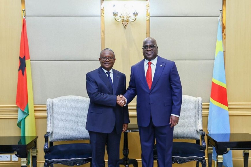 Perezida Umaro yashimye  intambwe ikomeje guterwa hagati y'u Rwanda na DRC