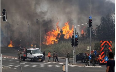 Israel  iri mu rugamba rwo guhangana n'inkongi y'umuriro