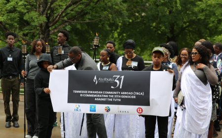 USA DIASPORA: #KWIBUKA 31: Tennessee Rwandan community abroad commemorated the 31st Genocide against the Tutsi
