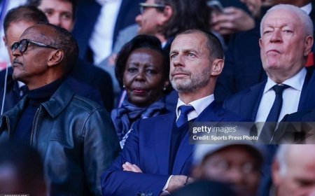 Perezida Kagame yarebye umukino wahuje Arsenal na PSG