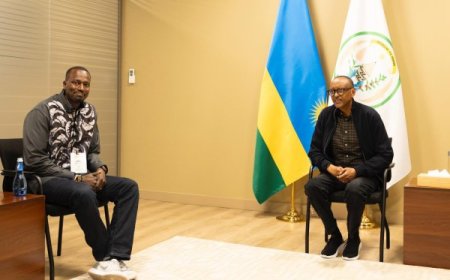 Perezida Kagame yaganiriye na Cheick Camara uyobora ServiceNow Africa