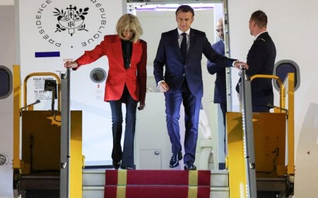 Perezida w'u Bufaransa yasize inkuru nyuma yo gukubitwa n'umugore we