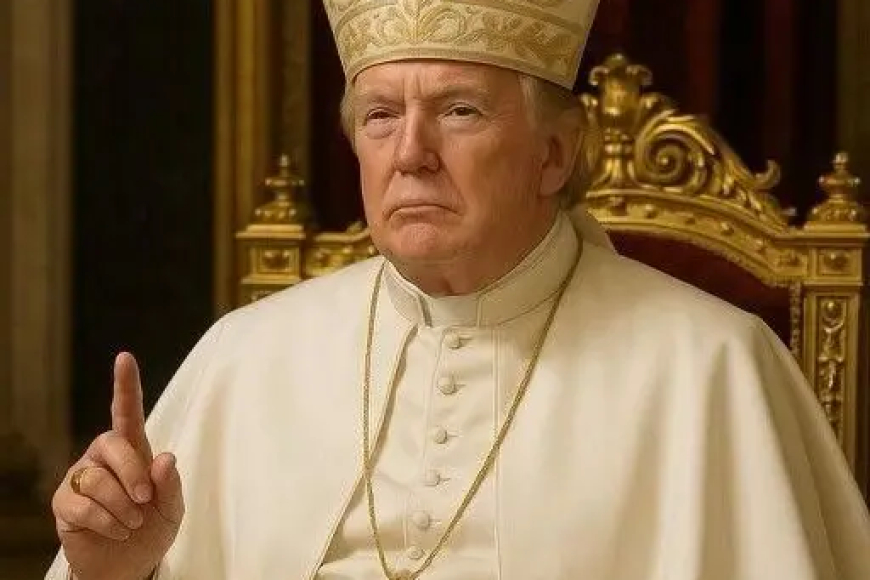 Perezida Trump yahawe inkwenene nyuma yo kwigaragaza nka Papa