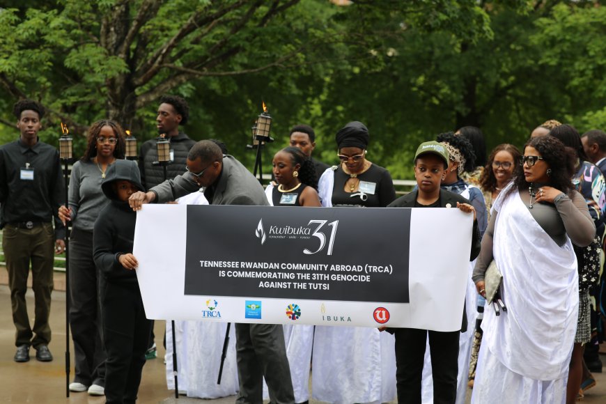 USA DIASPORA: #KWIBUKA 31: Tennessee Rwandan community abroad commemorated the 31st Genocide against the Tutsi