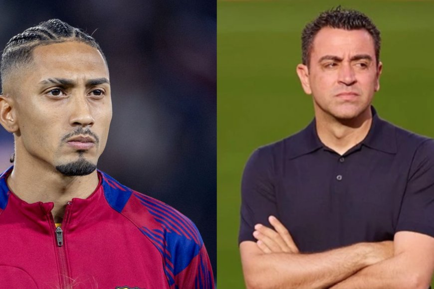 Bwa mbere Raphihna yikomye umutoza Xavi Hernandez utaramwitayeho