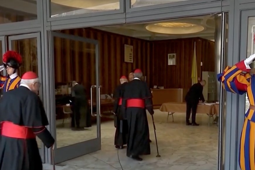 Cardinals assemble at the Vatican to choose the next pope