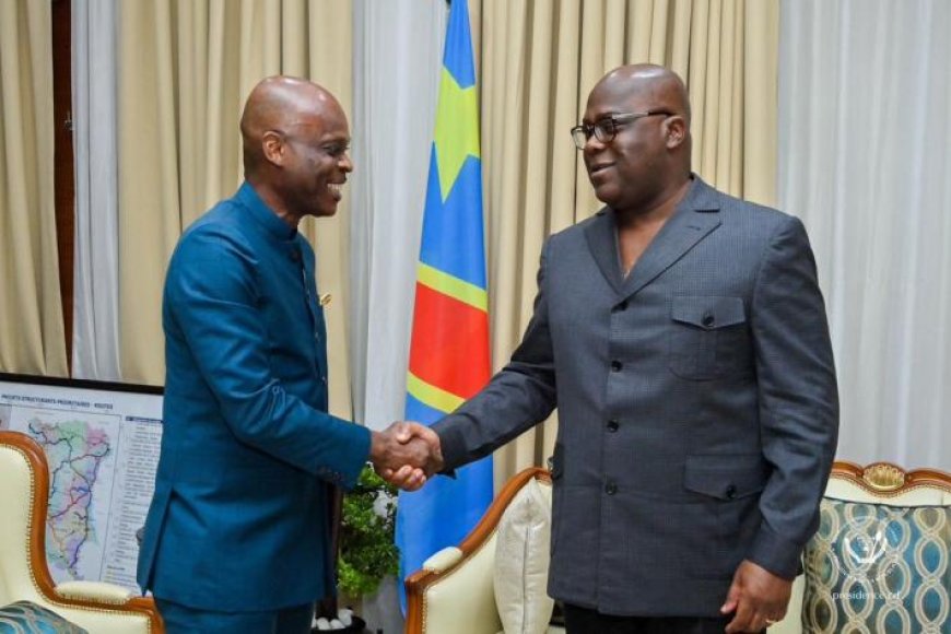 DRC: Tshisekedi yakiriye intumwa ya Perezida Faure Gnassingbe
