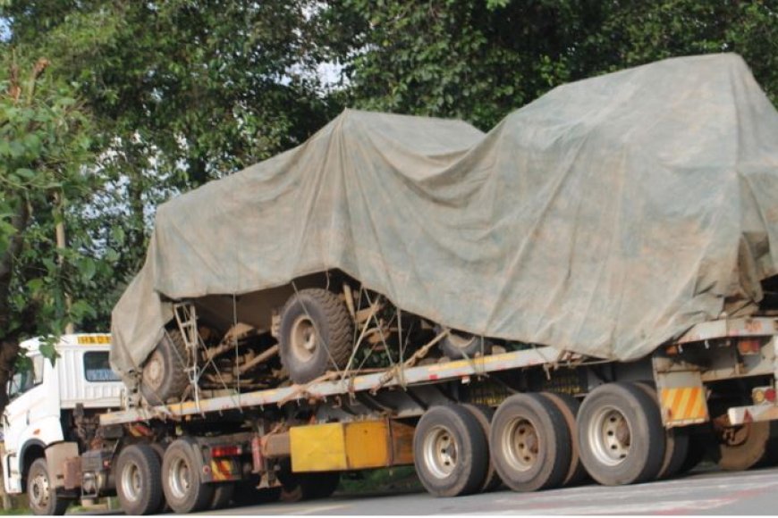 Ibindi bikoresho by'ingabo za SADC  byacyuwe binyujijwe mu Rwanda