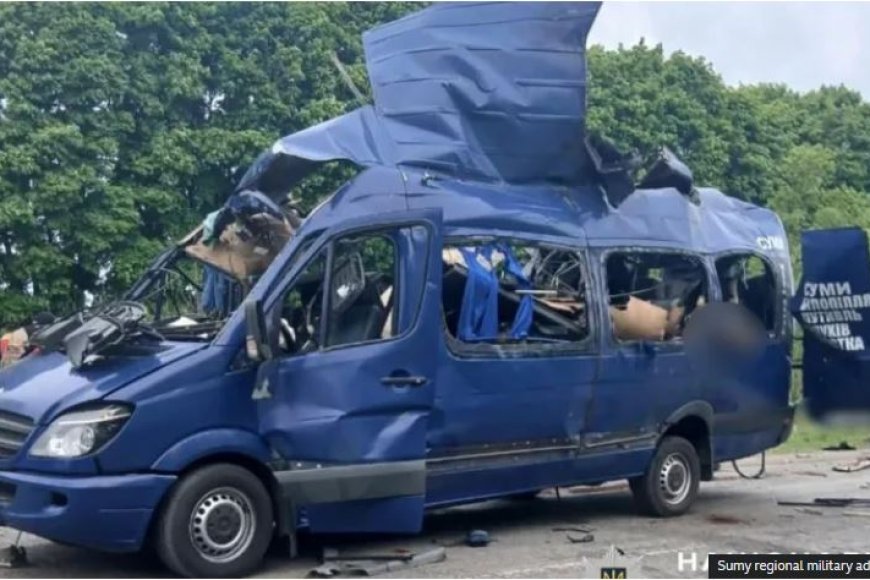 Ukraine: Igitero cya 'Drone' cyahitanye abantu icyenda abandi barindwi barakomereka