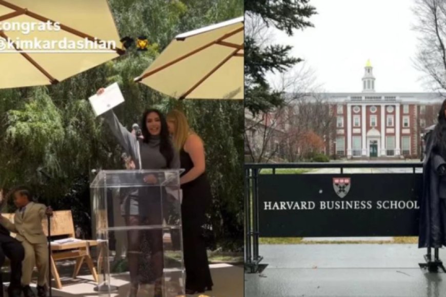 Kim Kardashian yarangije amasomo mu mategeko nyuma y'imyaka 6