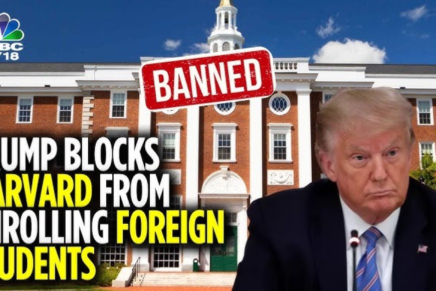 Harvard is prohibited from accepting international students by the Trump administration