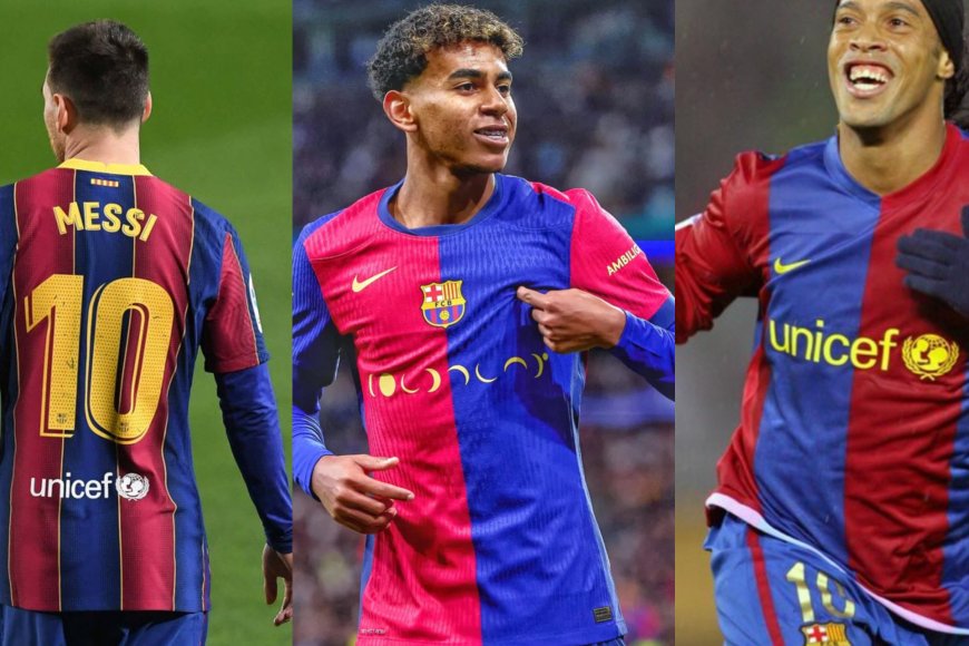 Lamine Yamal yemeye gutera ikirenge mu cy'abarimo Lionel Messi na Ronaldinho