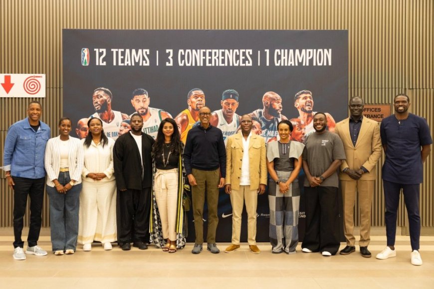 Perezida Kagame yaganiriye n’abashoramari ku iterambere rya Basketball Nyafurika